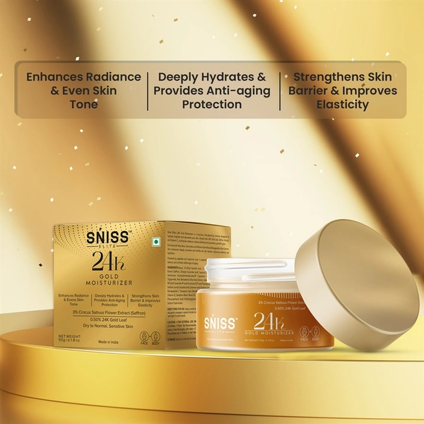 24K GOLD FACE MOISTURIZER - 50 GM