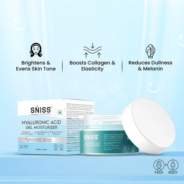 HYALURONIC ACID FACE MOISTURIZER - 50 GM