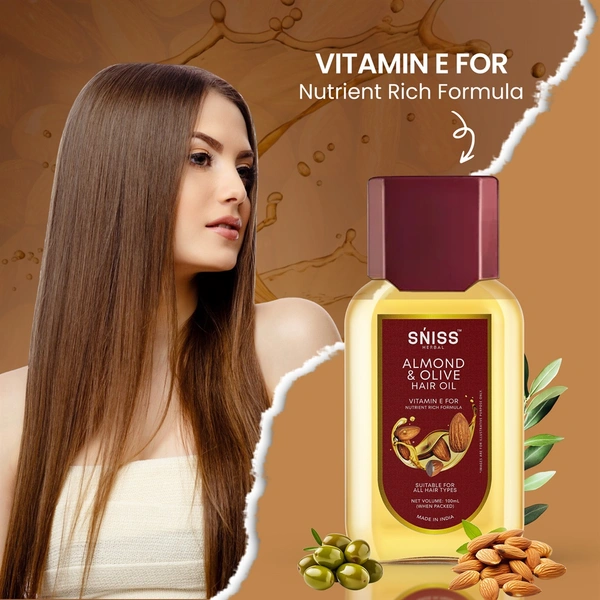 ALMOND OLIVE HAIR OIL - 100 ML