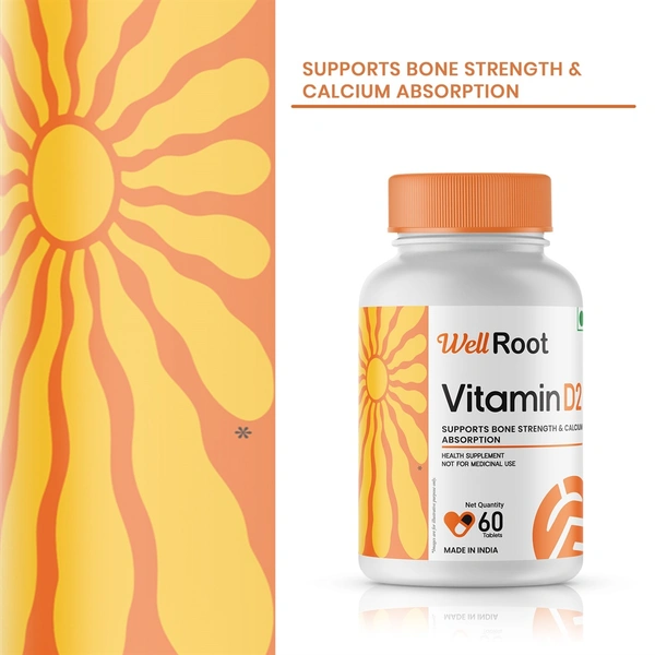VITAMIN D2 TABLET - 60 Number