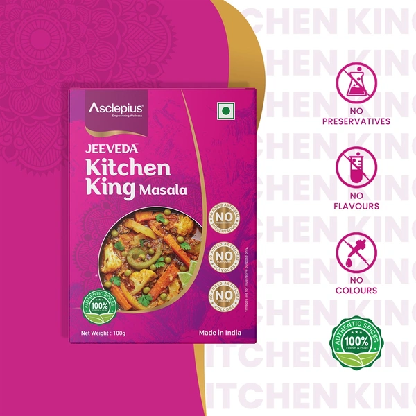 JEEVEDA KITCHEN KING MASALA - 100 GM