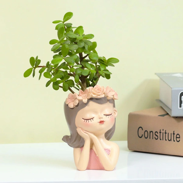 Jade In Fairy Girl Pot