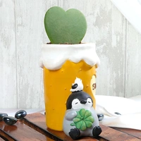 Hoya Heart In Sleeping penguin Pot