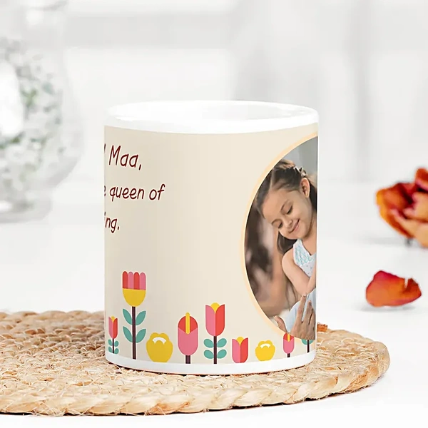 Personalised Caring Grand Maa Photo Mug