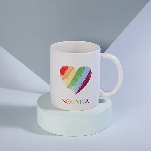 Raibow Heart Mug