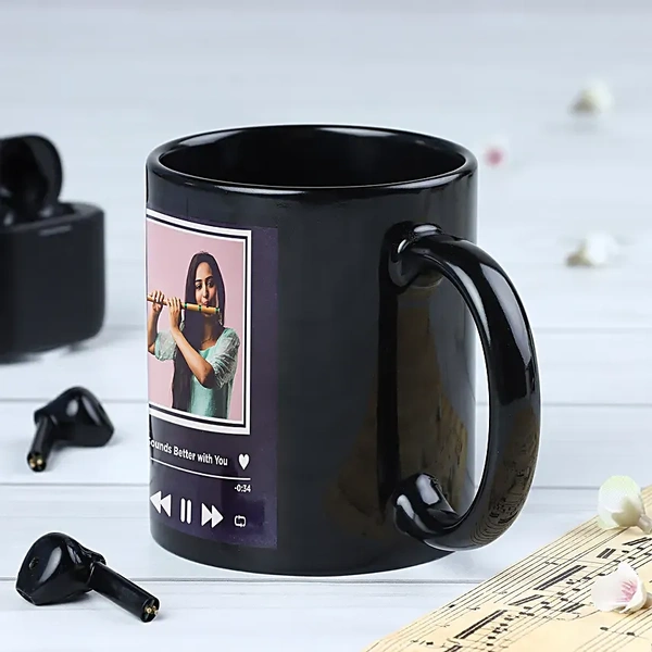 Black Photo Coffee Mug