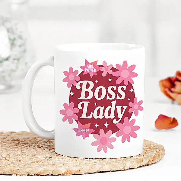 Personalised Boss Lady Mug