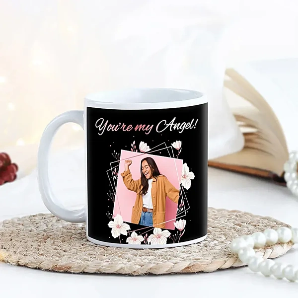 Angel Daughter Personalised Mug