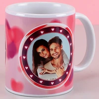 Heart Frame Personalised Mug