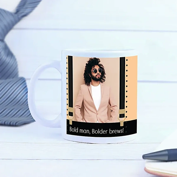 Personalised Brew Mug For Men
