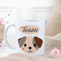 Personalised Woof Mug for Kids