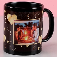 Gorgeous Black Personalised Mug