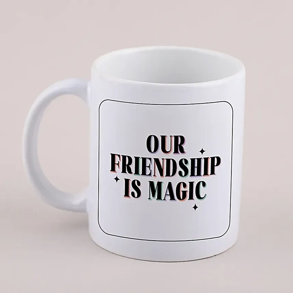 Personalised Friendship Is Magic Photo Mug