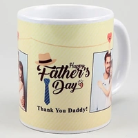 Personalised Father's Day White Mug