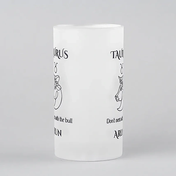 Personalised Beer Mug For Taurus Friend