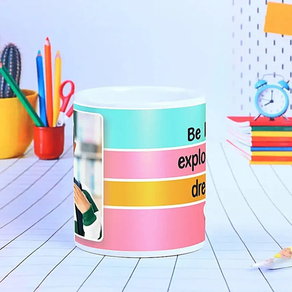 Personalised Be Brave Children's Day Mug