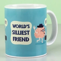 World's Silliest Friend Funky Mug
