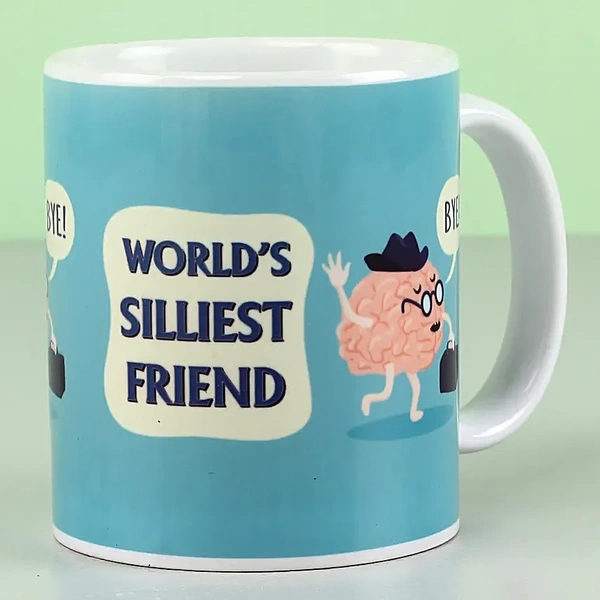 World's Silliest Friend Funky Mug