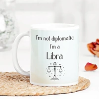 Personalised Libra's Charm Photo Mug