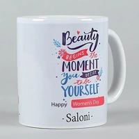 Happy Women's Day Personalised White Mug