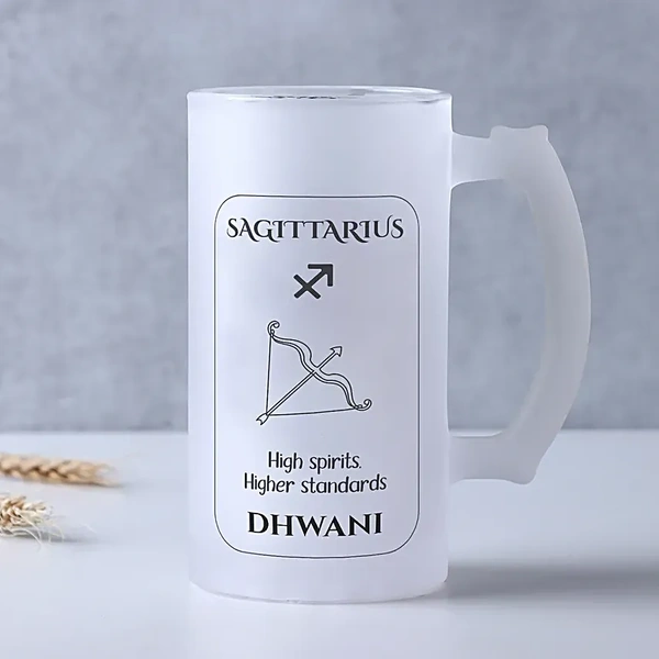 Personalised Sagittarius High Spirits Beer Mug