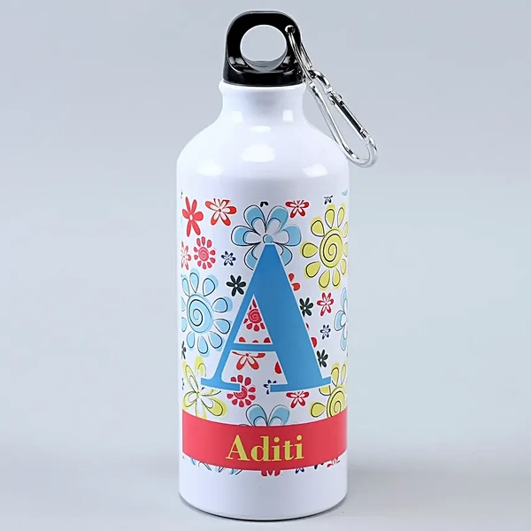 Set Of 2 Personalised Water Bottles