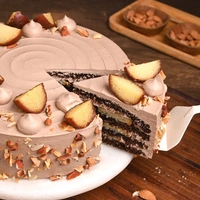 Gulab Jamun Badam Cream Cake - 500 Gm