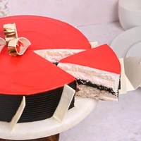Strawberry Glaze Cake - 500 Gm