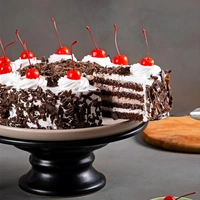 Classic Black Forest Cake - 500 Gm