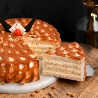 Caramel Butterscotch Cherry Cake - 500 Gm