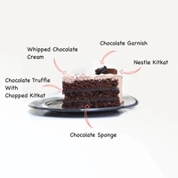 Chocolate Truffle Kit Kat Cream Cake - 2 Kg