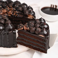Chocolate Loaded Glazed Cake - 2 Kg