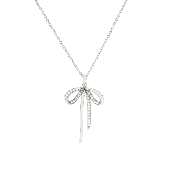 Cupid’s Bow Silver Necklace