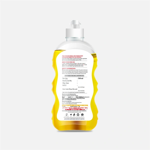 LIMFRESH LIQUID DISH WASH - 500 ML