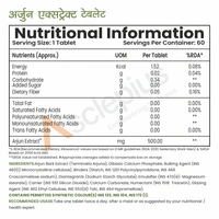 ARJUN EXTRACT TABLET - 60 Number