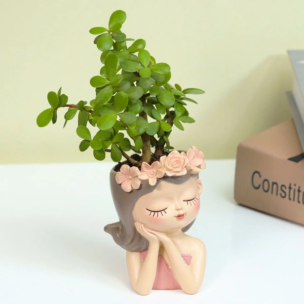 Jade In Fairy Girl Pot