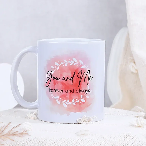 You and me personalised mug duo