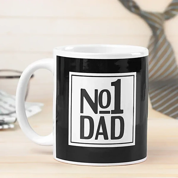 No.1 Dad Photo Mug