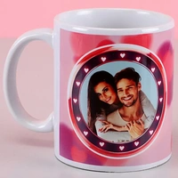 Heart Frame Personalised Mug