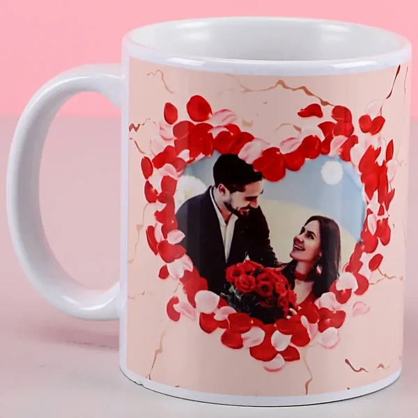 Personalised Hearts White Mug