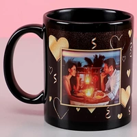 Gorgeous Black Personalised Mug
