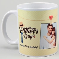 Personalised Father's Day White Mug
