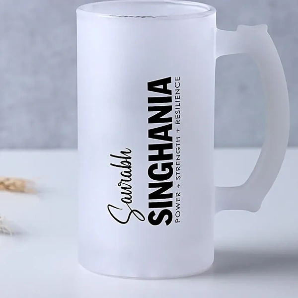Personalised Cold Brew Beer Mug