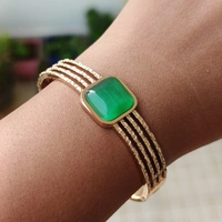 Pristine Pearl Stone Gold Bracelet