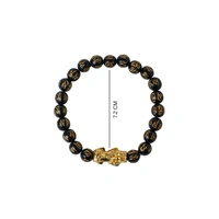 Elegant Onyx Beaded Bracelet