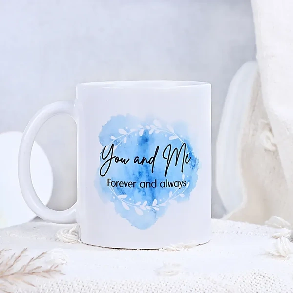 You and me personalised mug duo