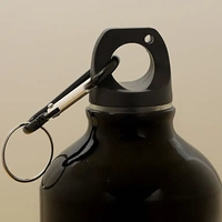 Personalised Black Name Bottle