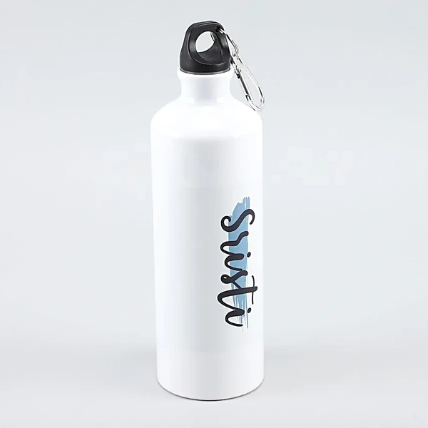 Personalised Name White Water Bottle