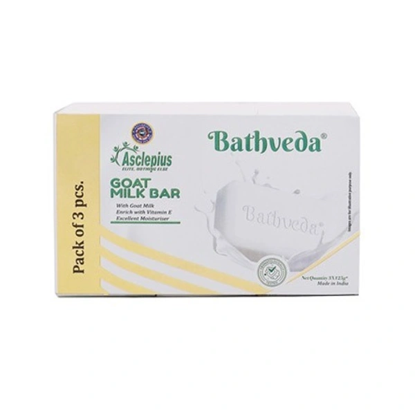 Bathveda Goat Milk Bar - 375 Gm