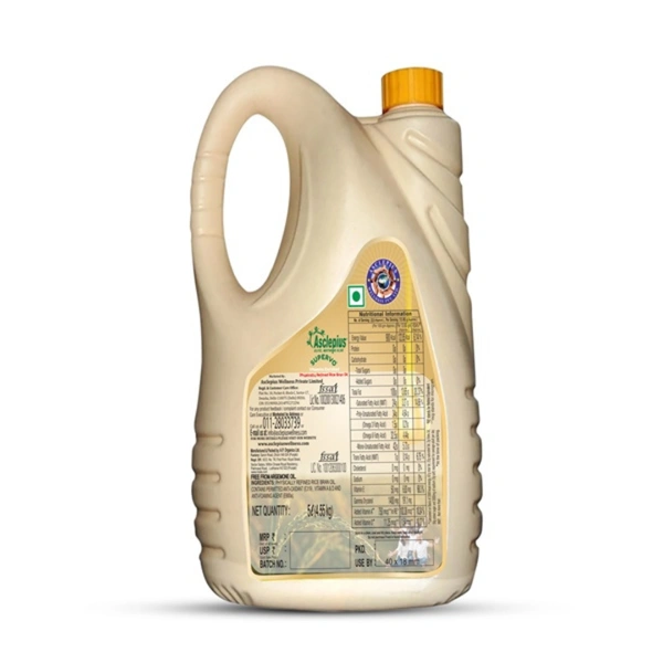 Supervo Rice Bran Oil - 5 Ltrs